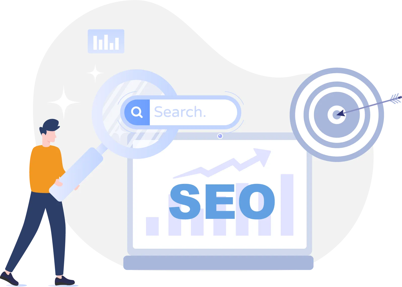 SEO for Real Estate illustration