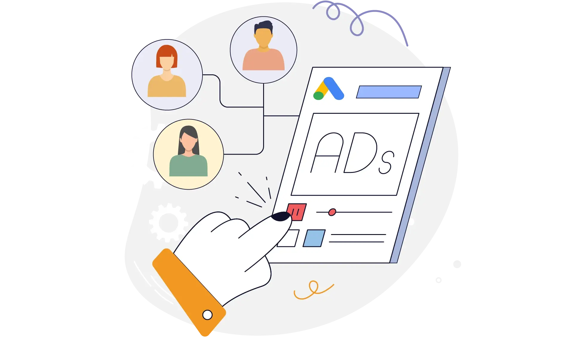 Google Retargeting Illustration