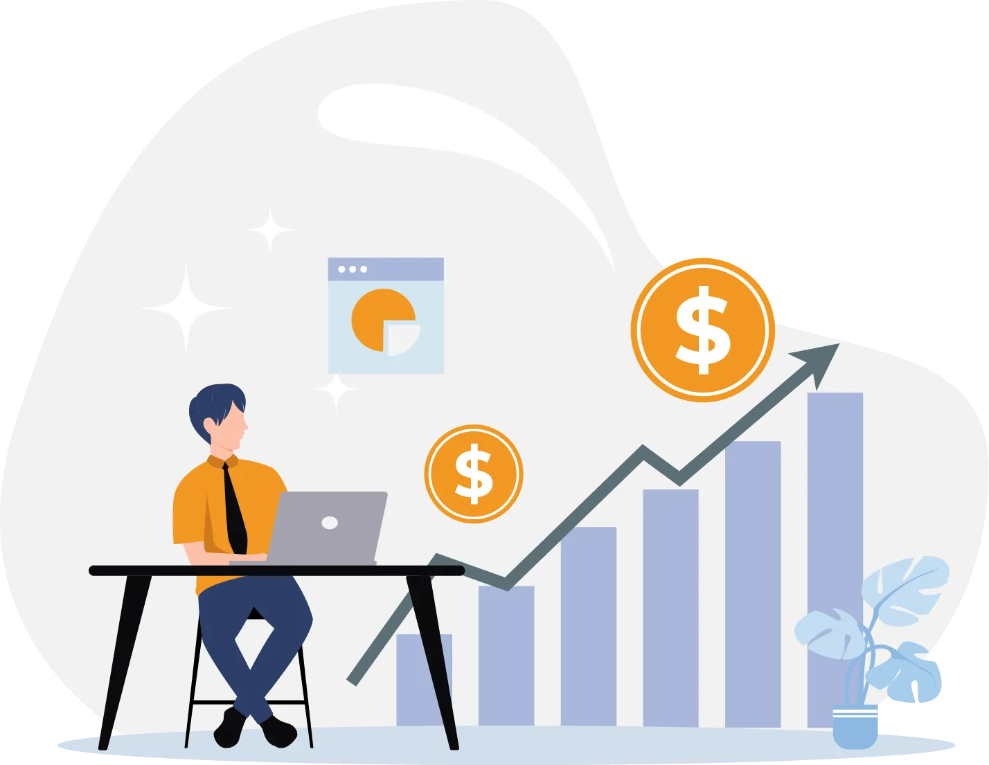 Conversion Rate Optimization Illustration