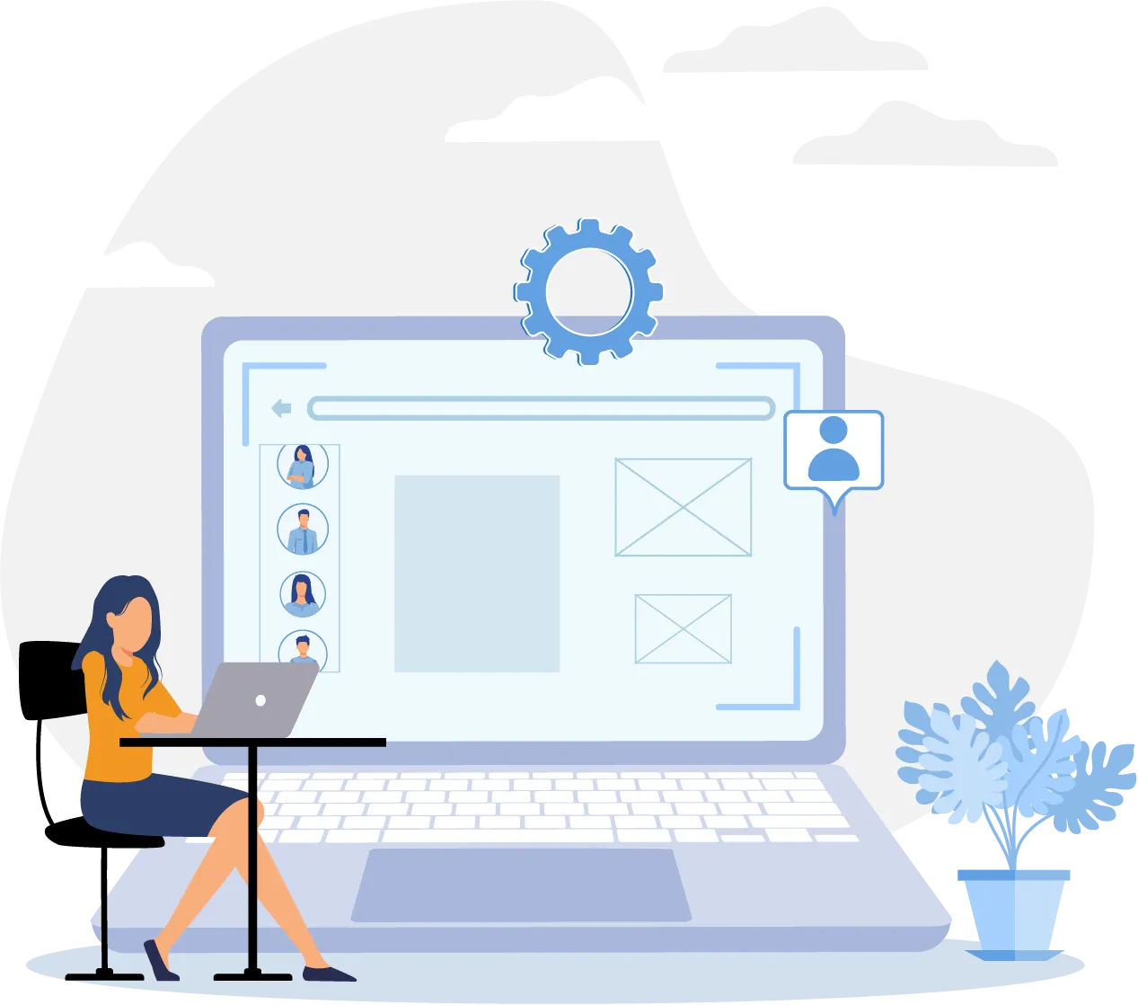 Website Retargeting Optimization Illustration