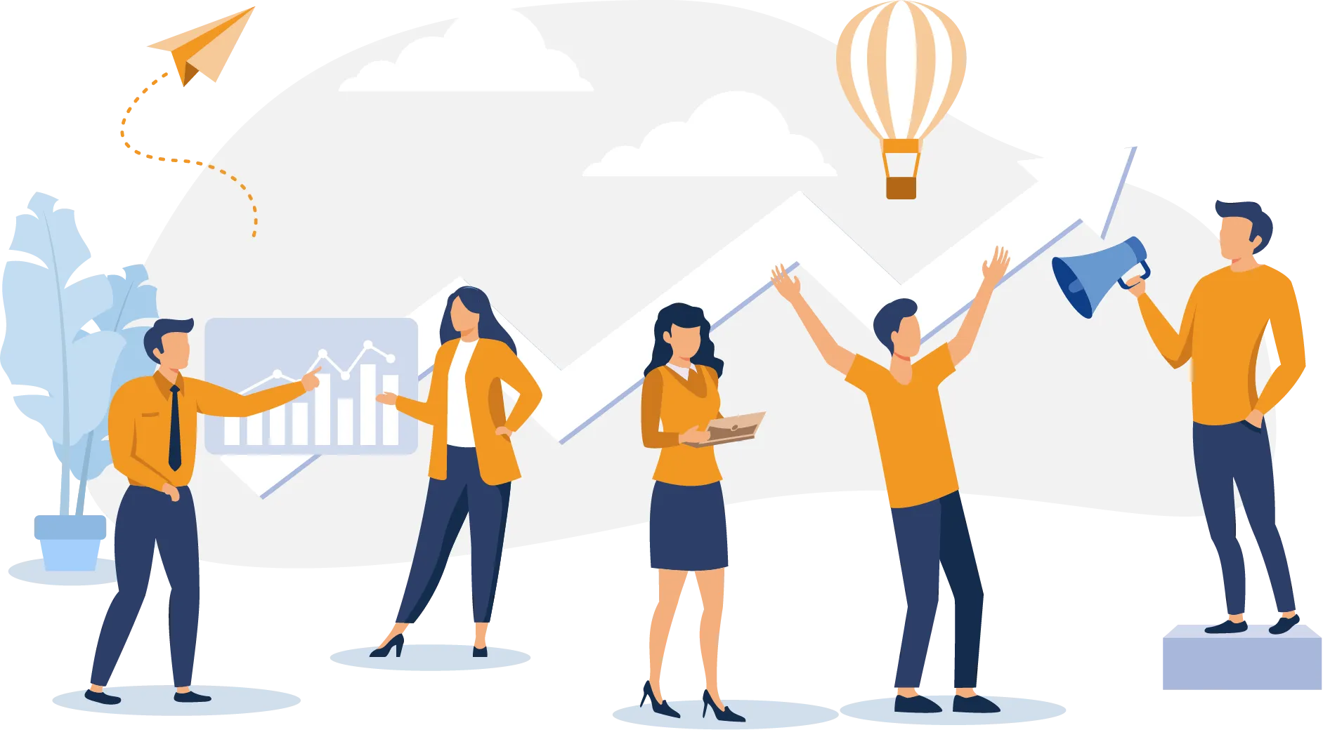 Strategy and Execution Team Illustration
